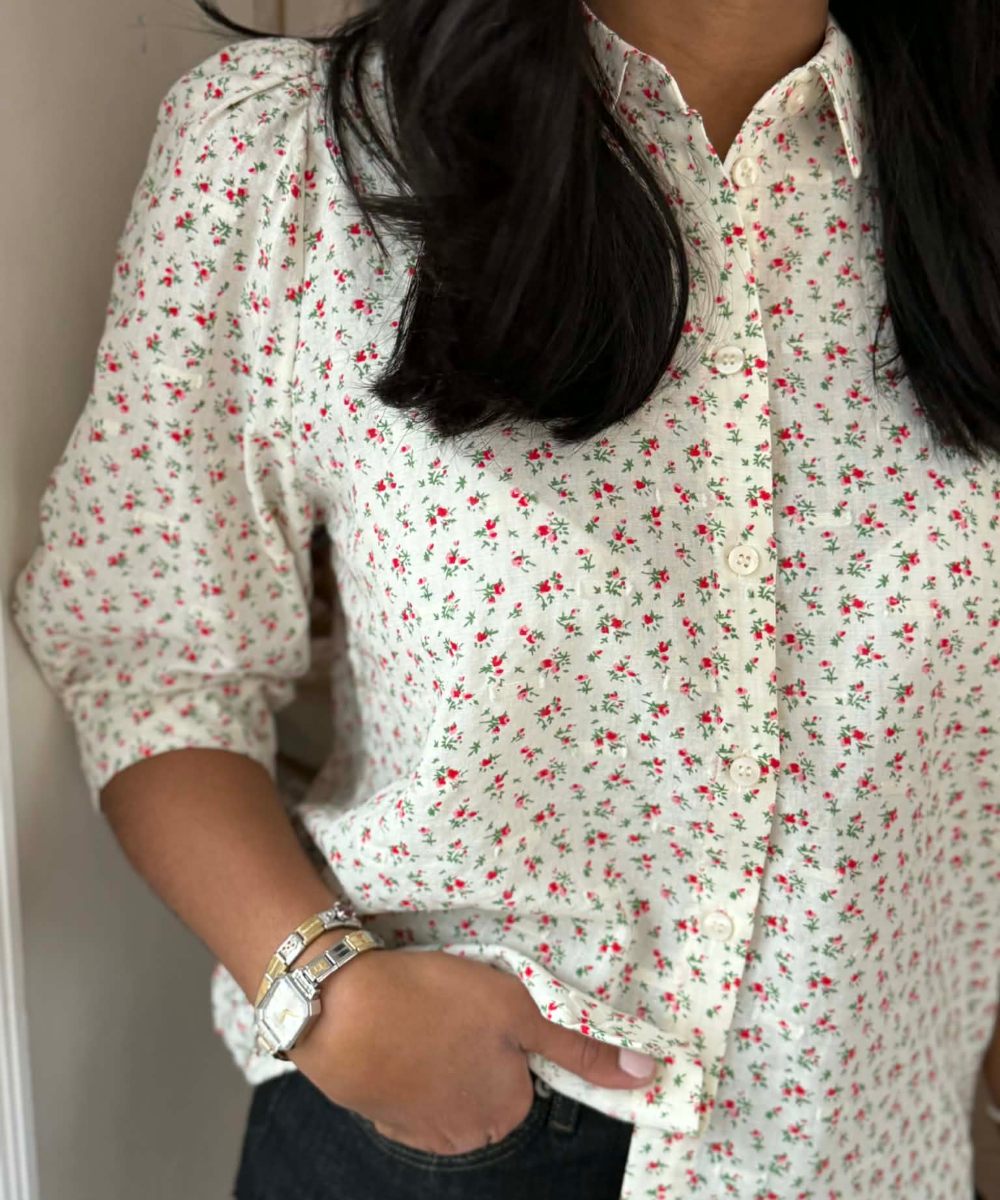 Lollys Laundry Bono Bluse Flower Red - Bilde 4