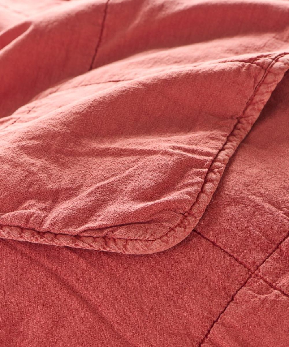 Ib Laursen Quilted Pledd Melon 130x180