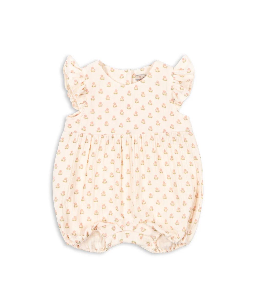 Konges Sløjd Coco Frill Romper Carta Rosa