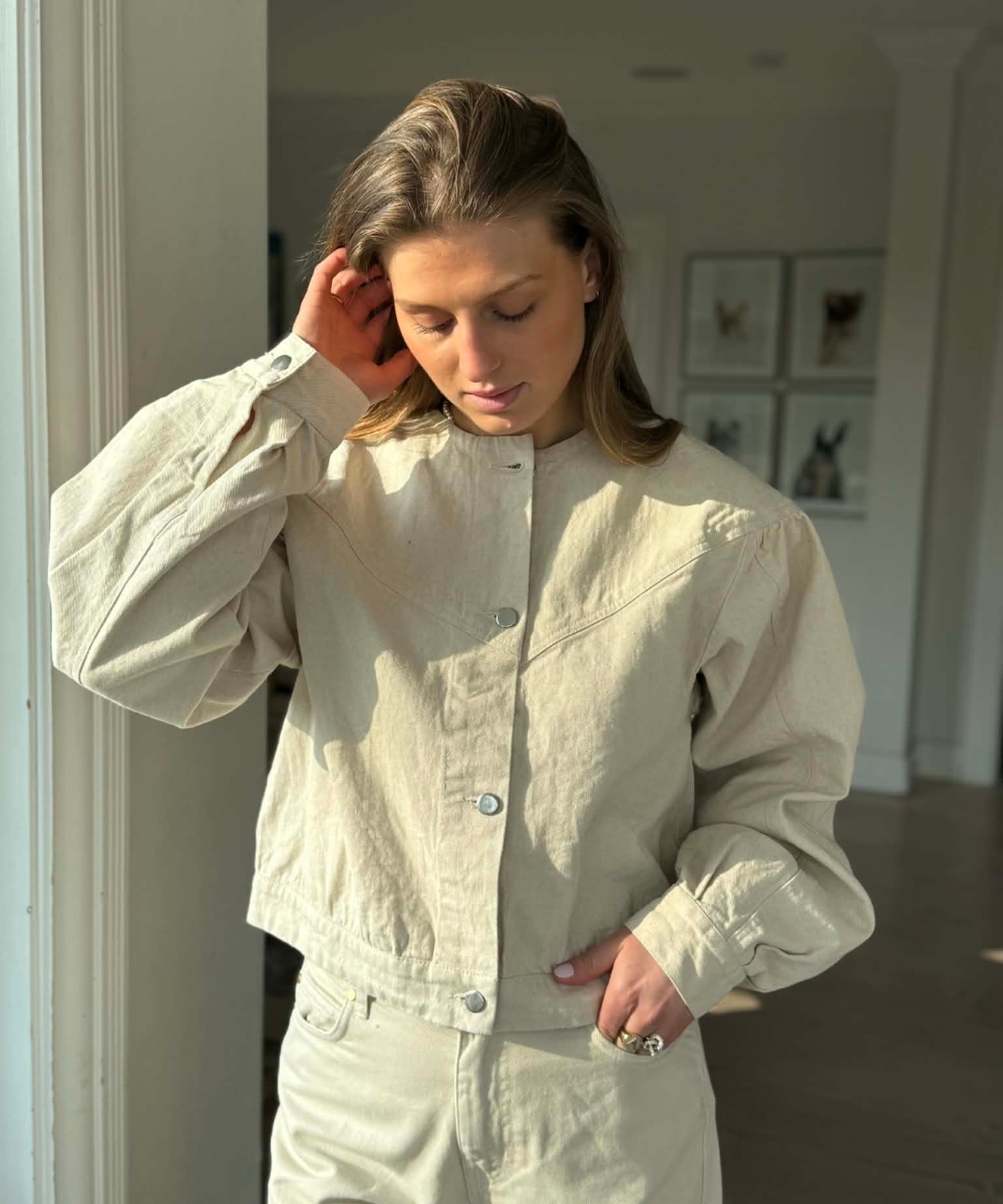 Neo Noir Mavis Denim Jakke Natural