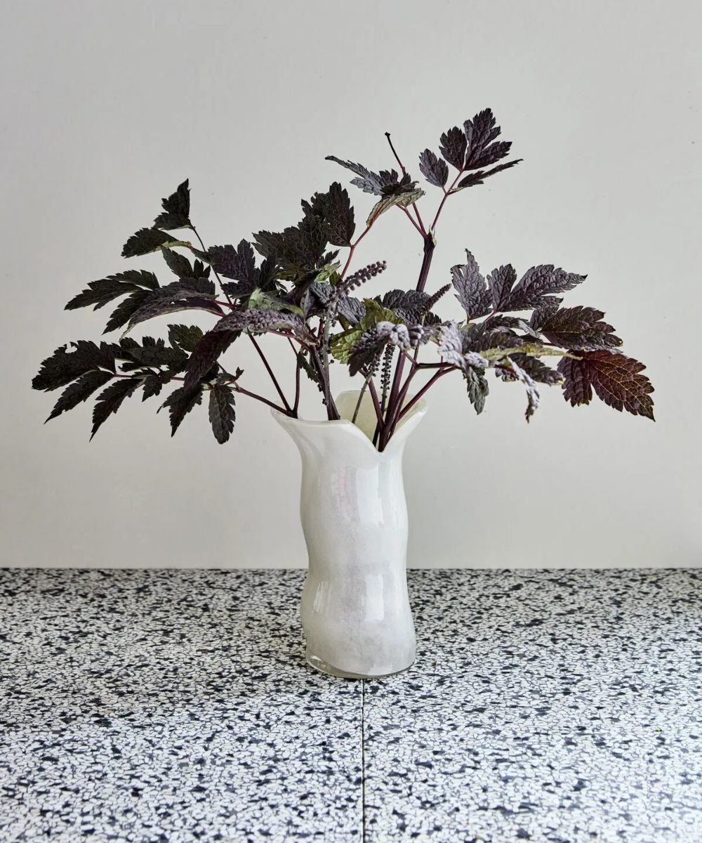 House Doctor Cuff Vase Offwhite