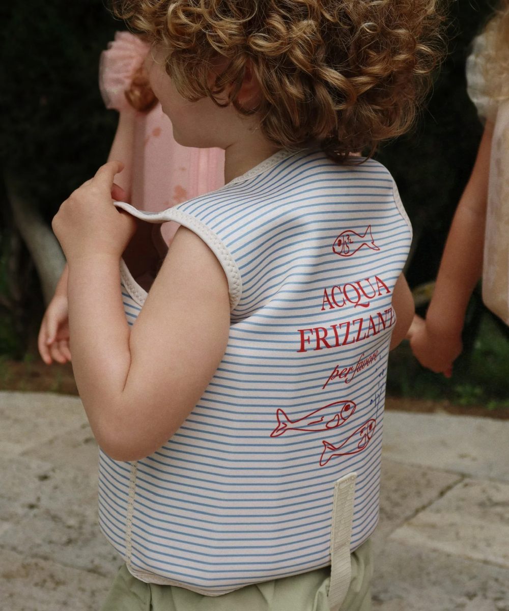 Konges Sløjd Ellis Swim Vest Stripe Bluie