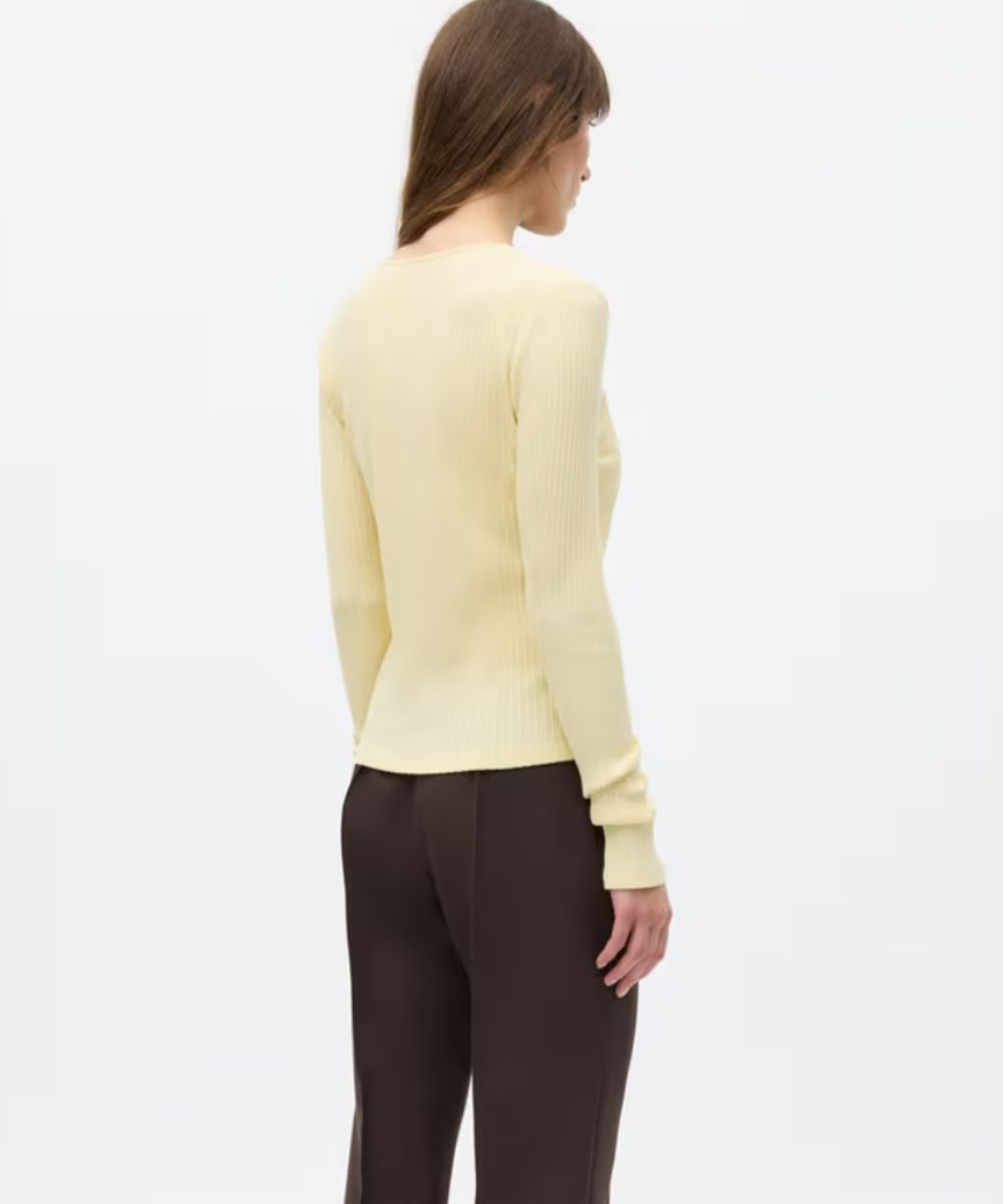 envii Envolvi LS Cardigan Double Cream - Bilde 2