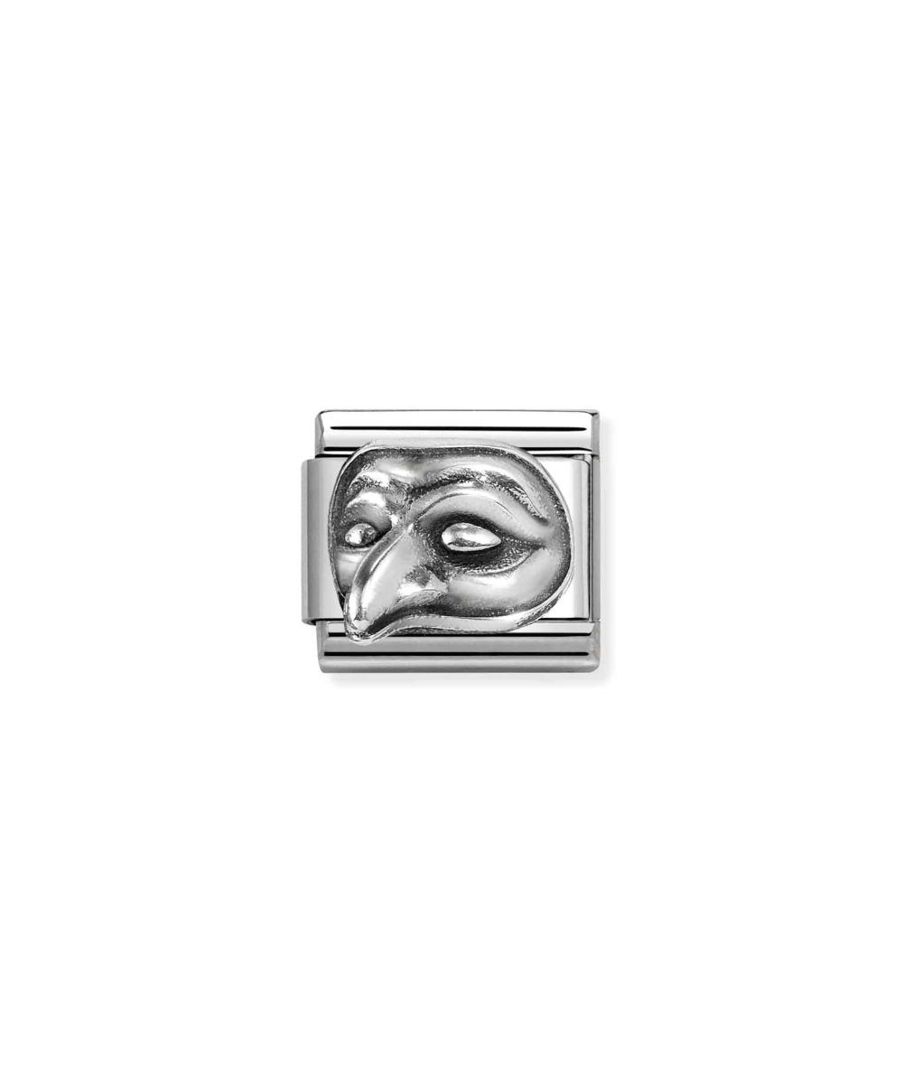 NOMINATION Symbol Links Maske Sølv