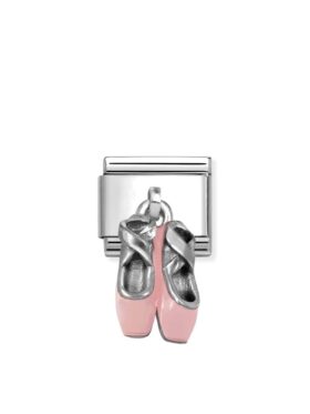 NOMINATION Charm Links Ballerina Sko Rosa Sølv