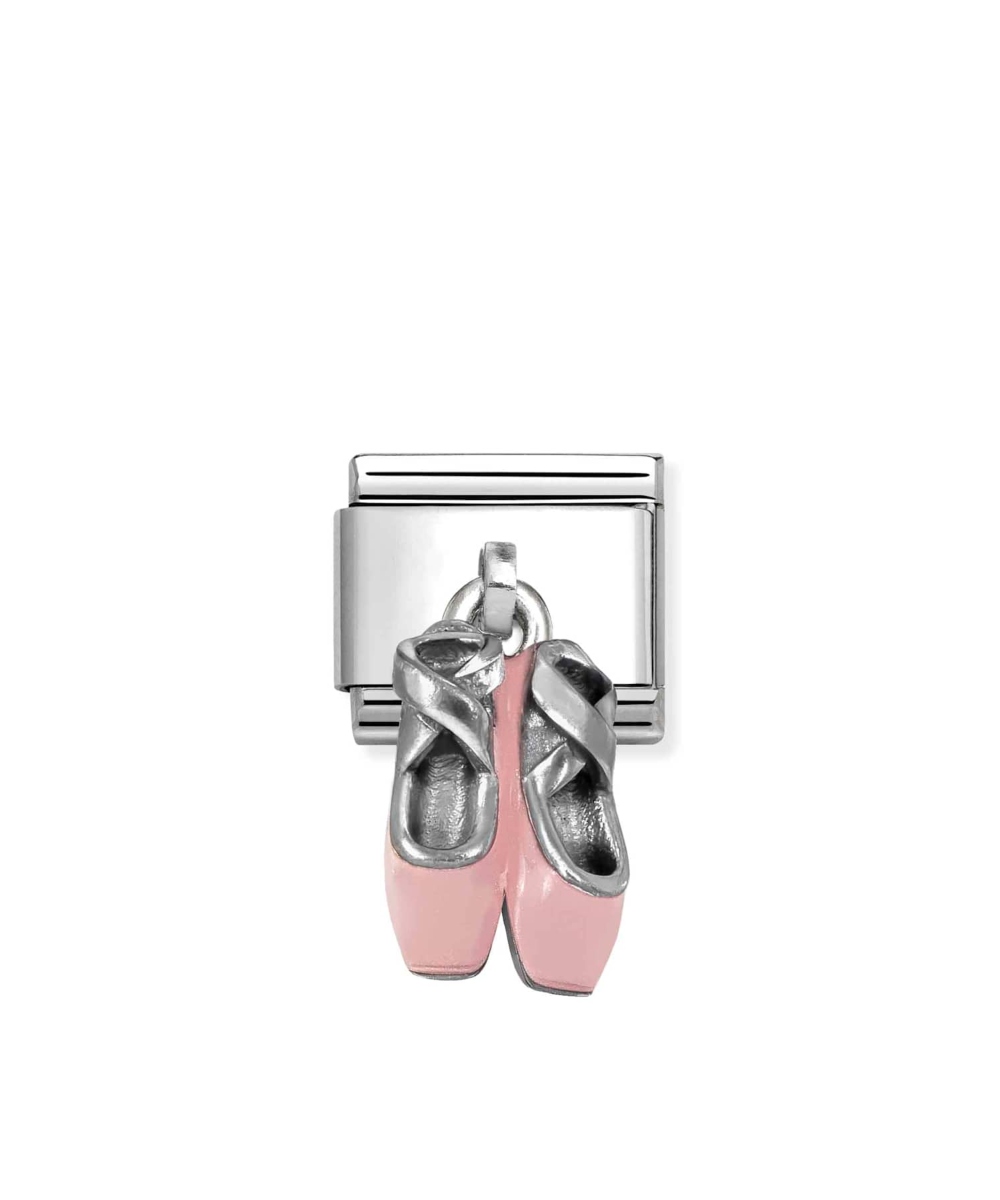 NOMINATION Charm Links Ballerina Sko Rosa Sølv