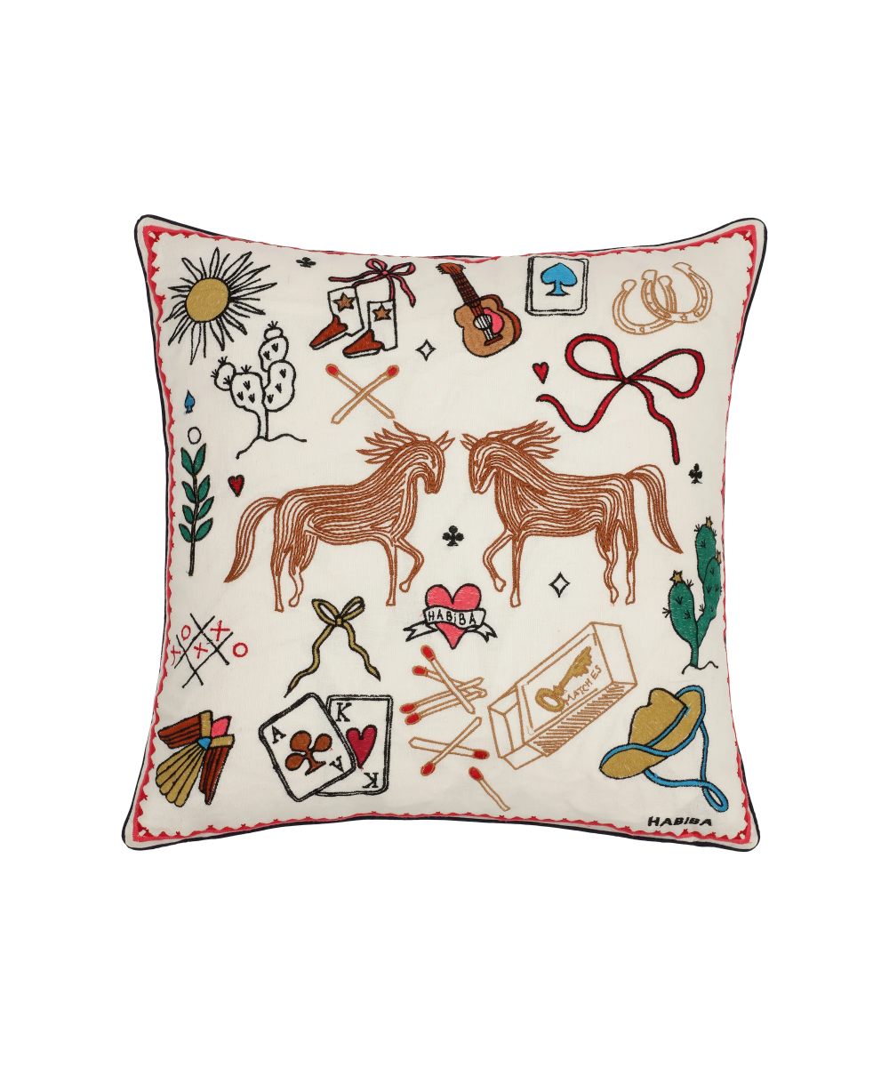HABIBA Polly Pute Multi Colour 50 x 50