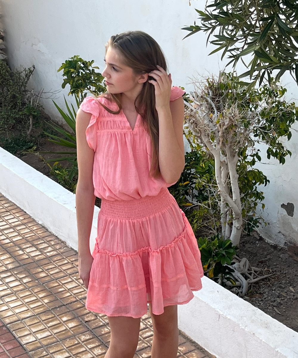 Vilje & Ve Milena Kjole Coral