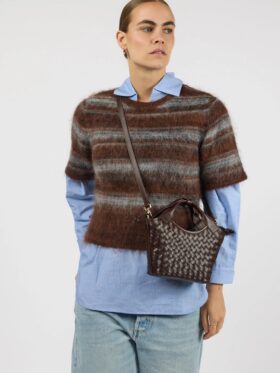 O My Bag Mara Mini Veske Chocolate Wowen Classic Leather