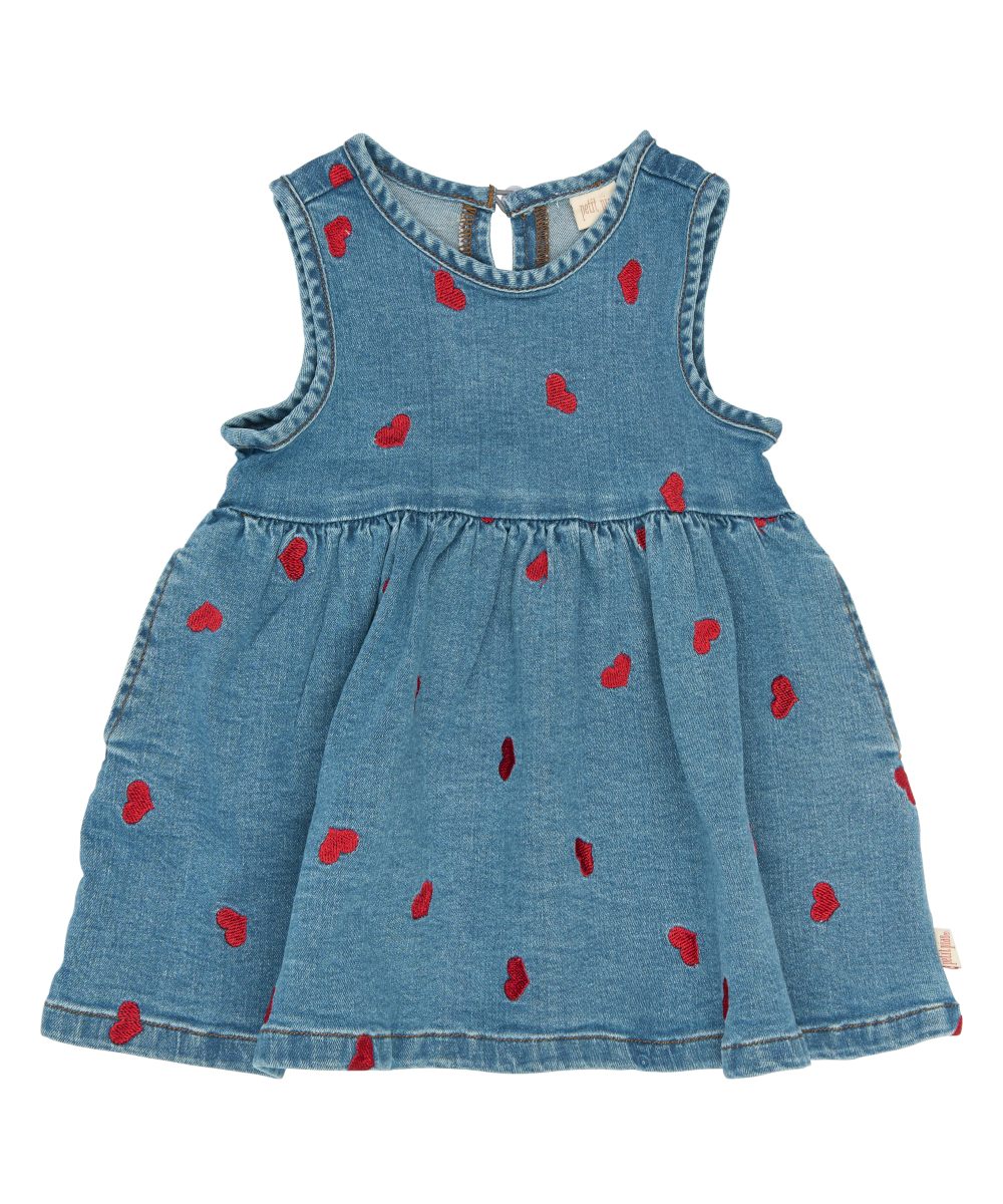 Petit Piao Eva SL Kjole Light Blue Denim