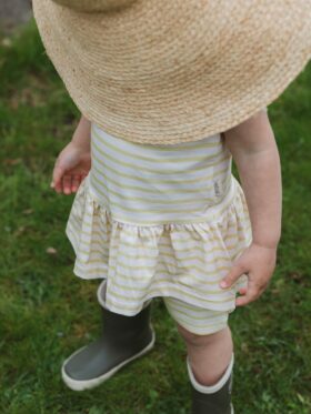 Petit Piao Sun Top Dusky Citron Striped