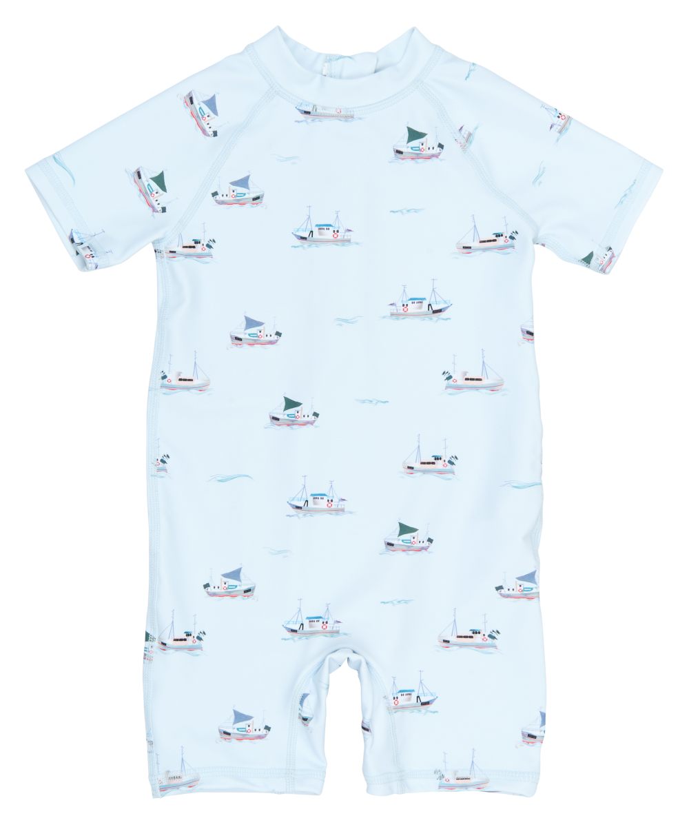 Petit Piao Emmet Bade Jumpsuit Illusion Blue Boat