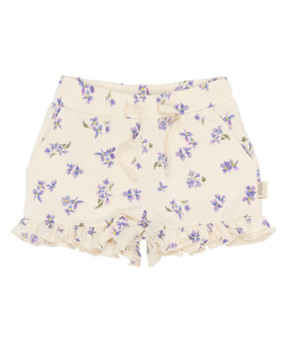 Petit Piao Star Shorts Frill Eggnog Viola - Bilde 3