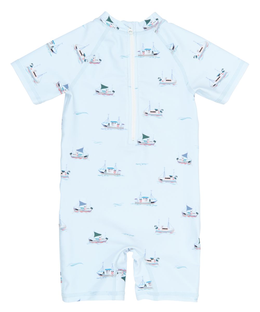 Petit Piao Emmet Bade Jumpsuit Illusion Blue Boat - Bilde 2