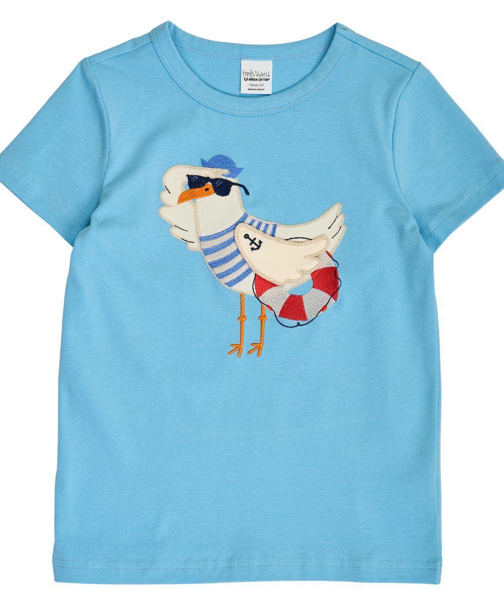 Fred's World Hello Seagull Genser Air Blue