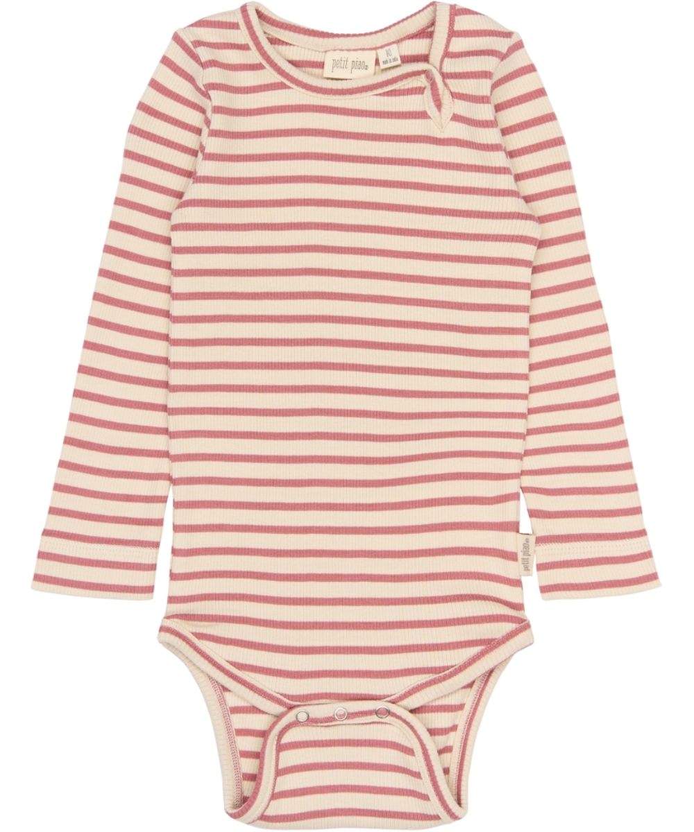Petit Piao Sky Body Dusty Rose Striped