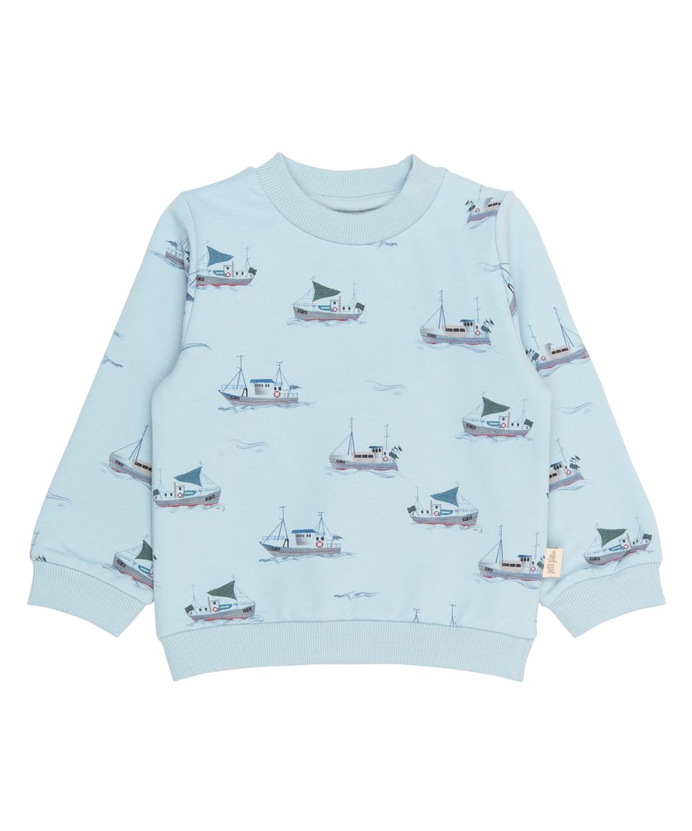 Petit Piao Evan Sweat Genser Celestial Blue