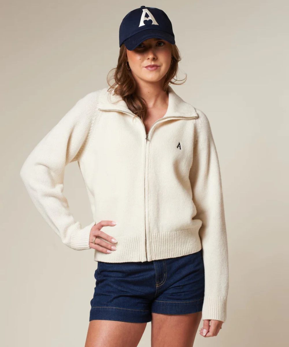 Arnie Says Sail Cardigan Offwhite