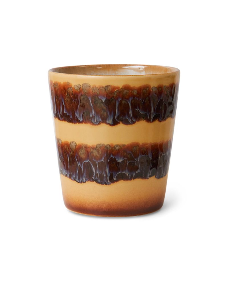 HK Living 70s Ceramics Kaffe Kopp Cliffs