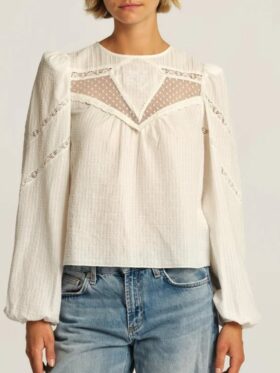 by TiMo Bohemian Bluse Offwhite