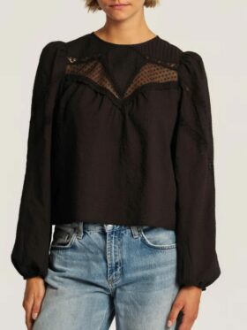 by TiMo Bohemian Blouse Sort