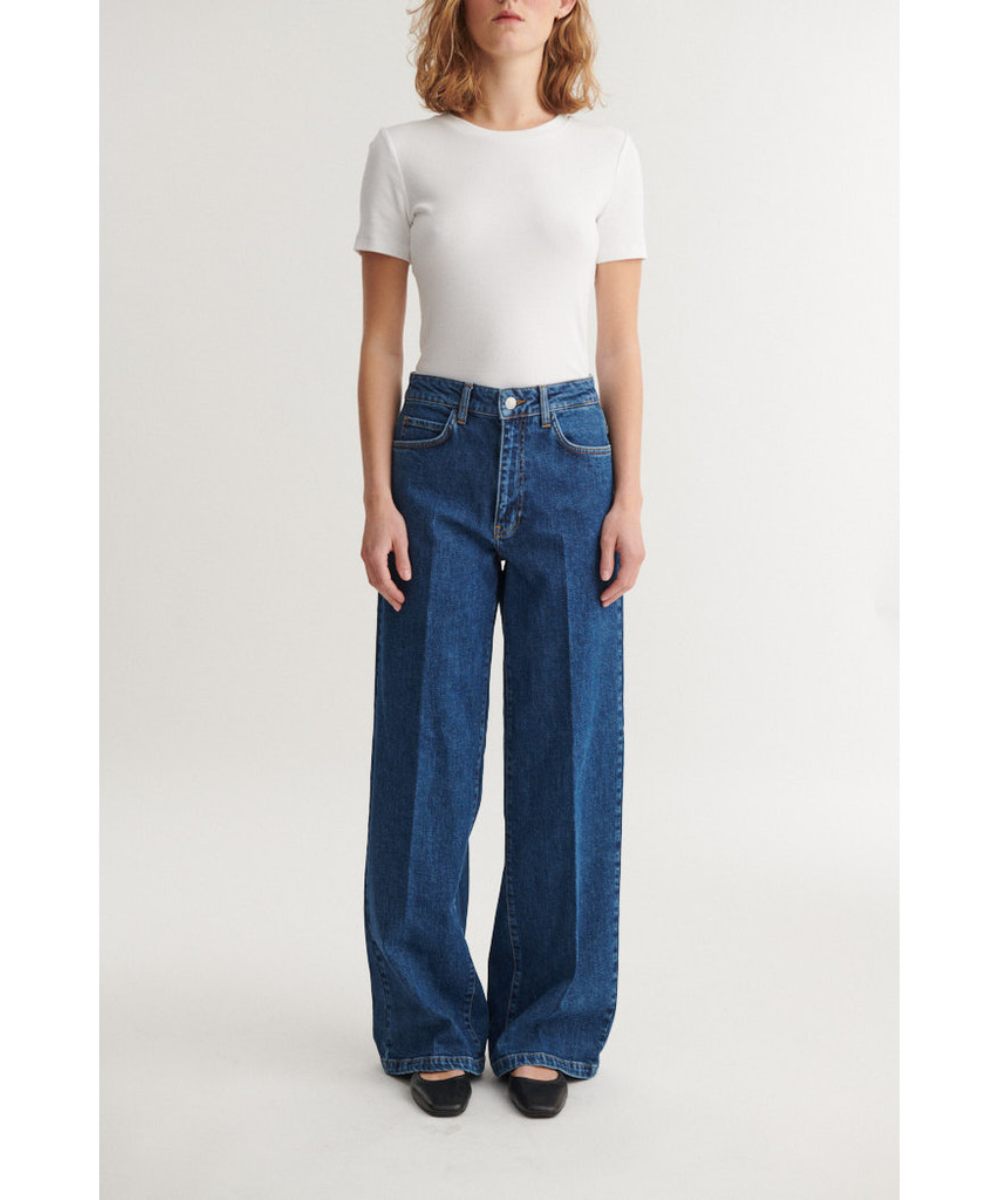 basic apparel Enya Bukse Mid Blue