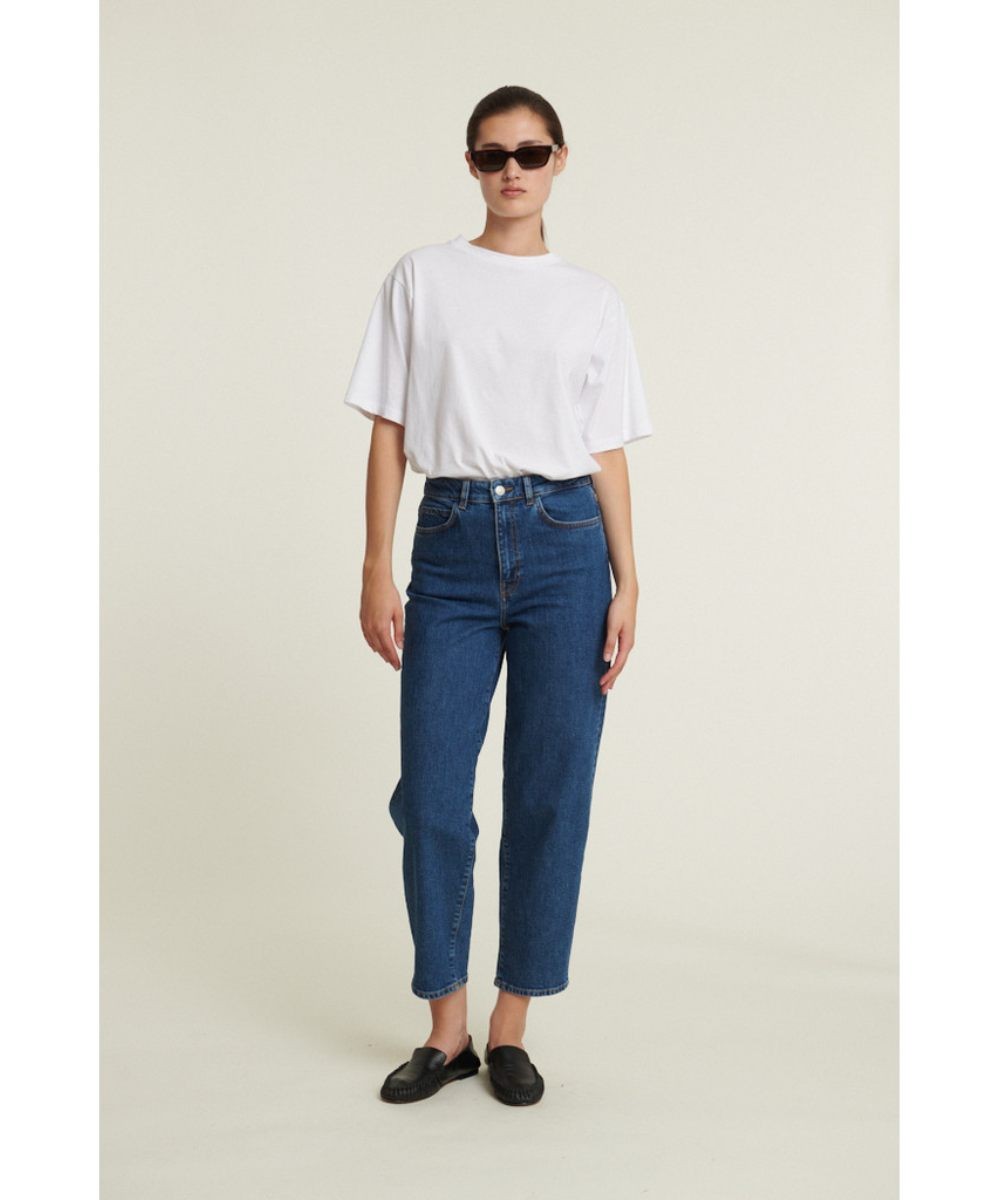 Basic Apparel Ea Mid Blue Jeans