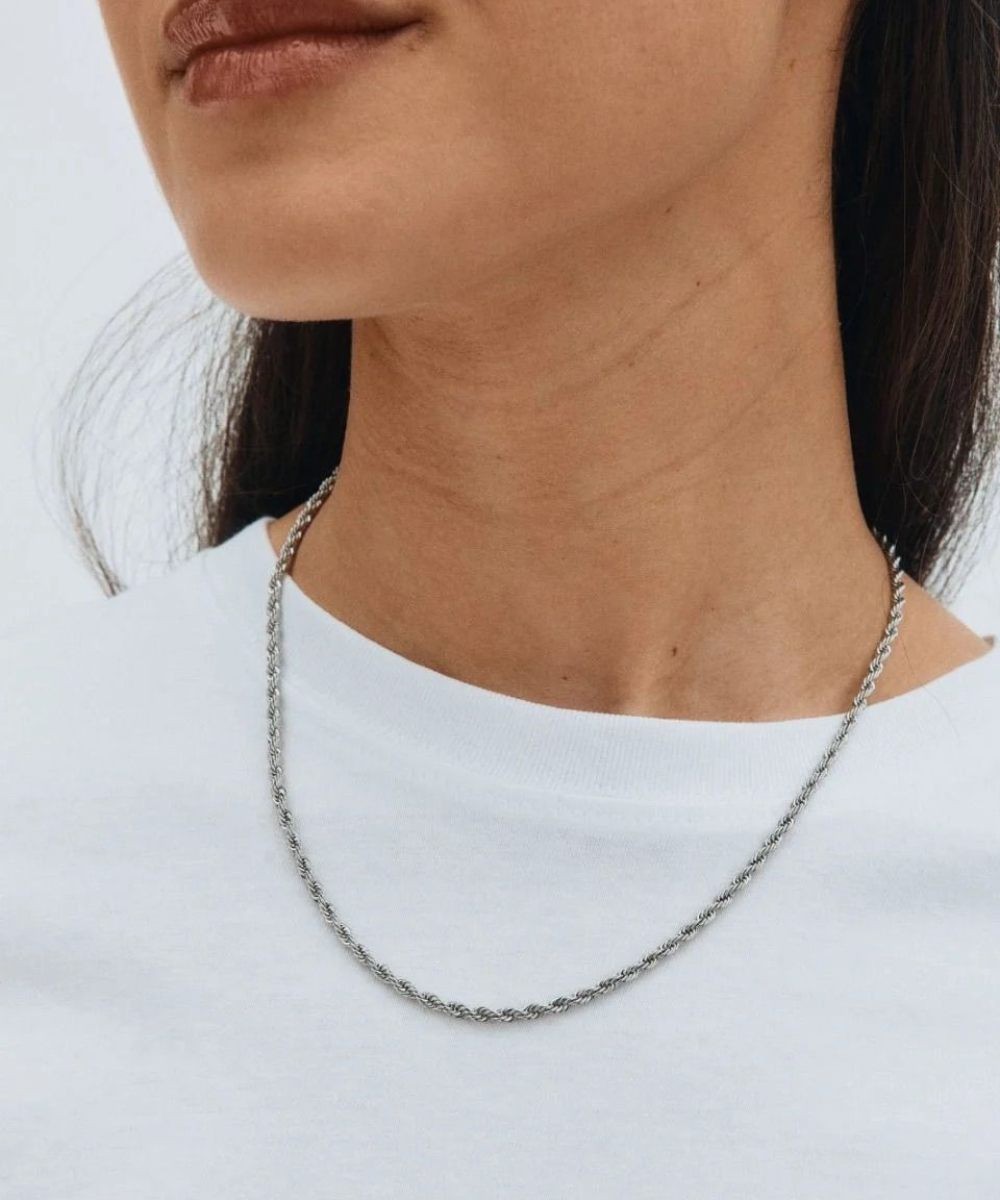 Edblad Rope Chain Halskjede Sølv