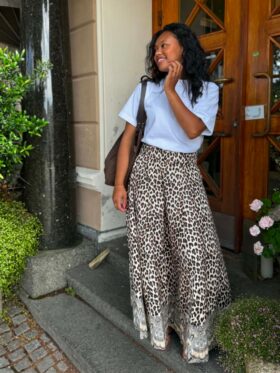 by TiMo Taffeta Maxi Skjørt Wild Paisley