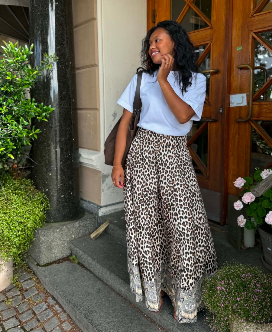 by TiMo Taffeta Maxi Skjørt Wild Paisley
