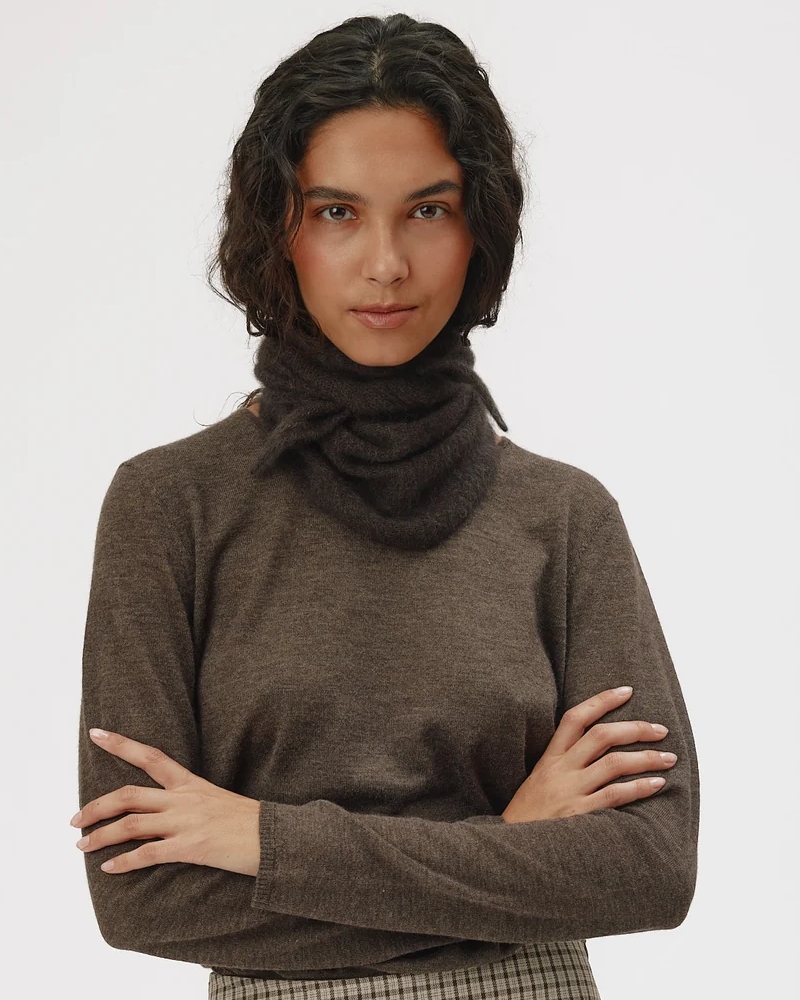 Six Ames Paula Skjerf Espresso Brown
