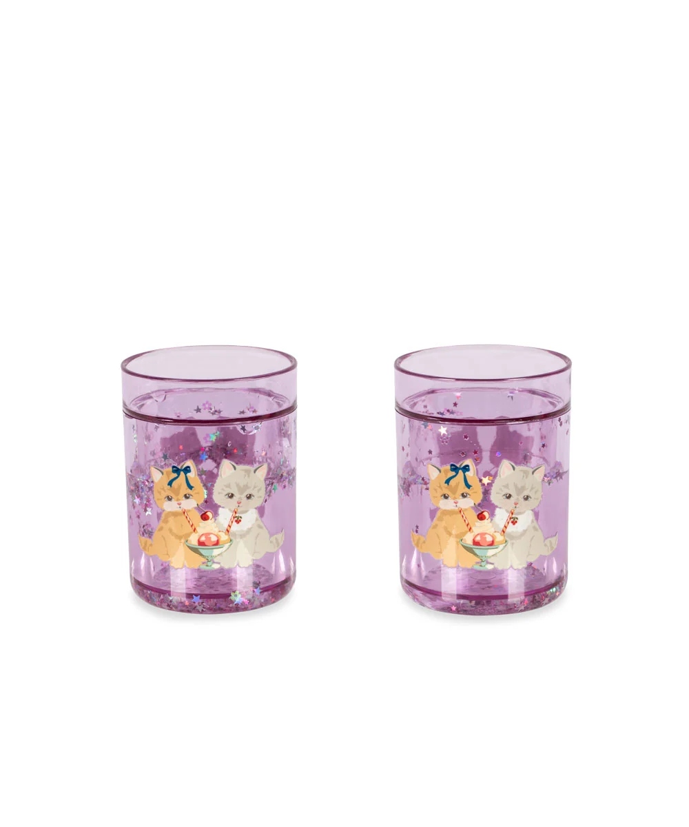 Konges Sløjd 2 pack Glitter Cups Kitty Gelateria
