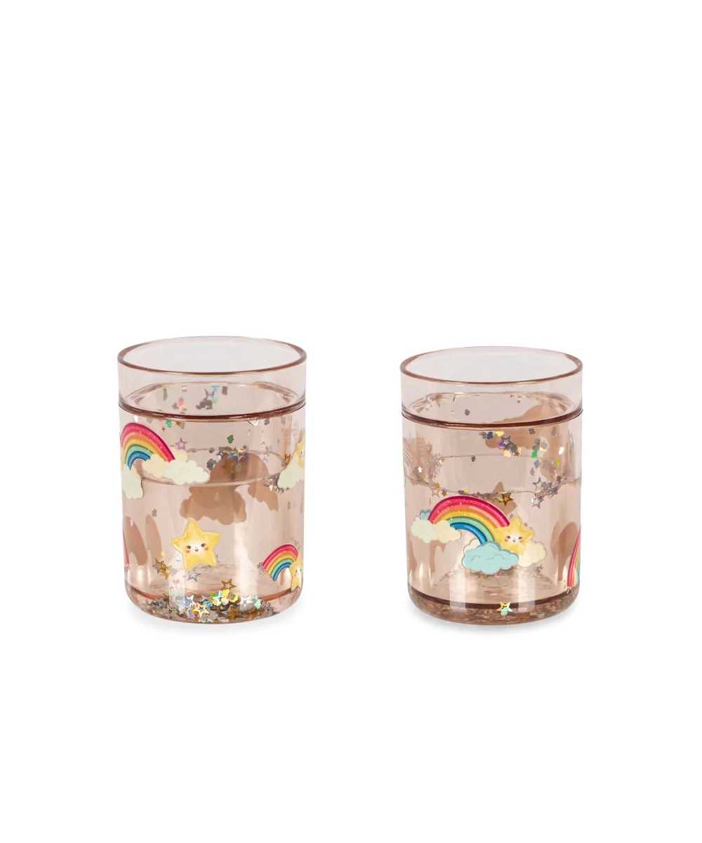 Konges Sløjd 2 pack Glitter Cups Rainbow