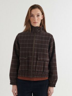 basic apparel Misa Zip Jakke Chicory Coffee
