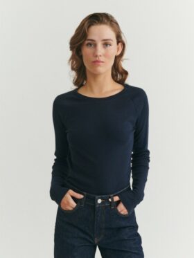 basic apparel Arense LS Genser Sky Captain