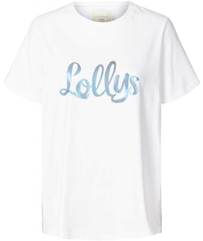 Lollys Laundry Tony T-skjorte Hvit