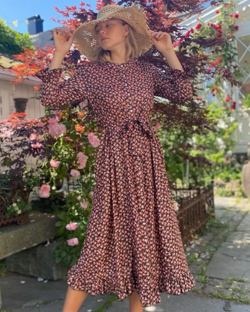 Lollys Laundry Harper Kjole Flower Print