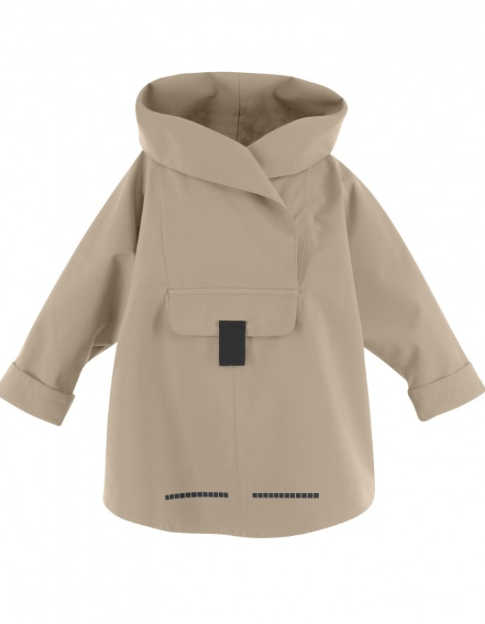 BLÆST Bergen Mini Poncho Beige