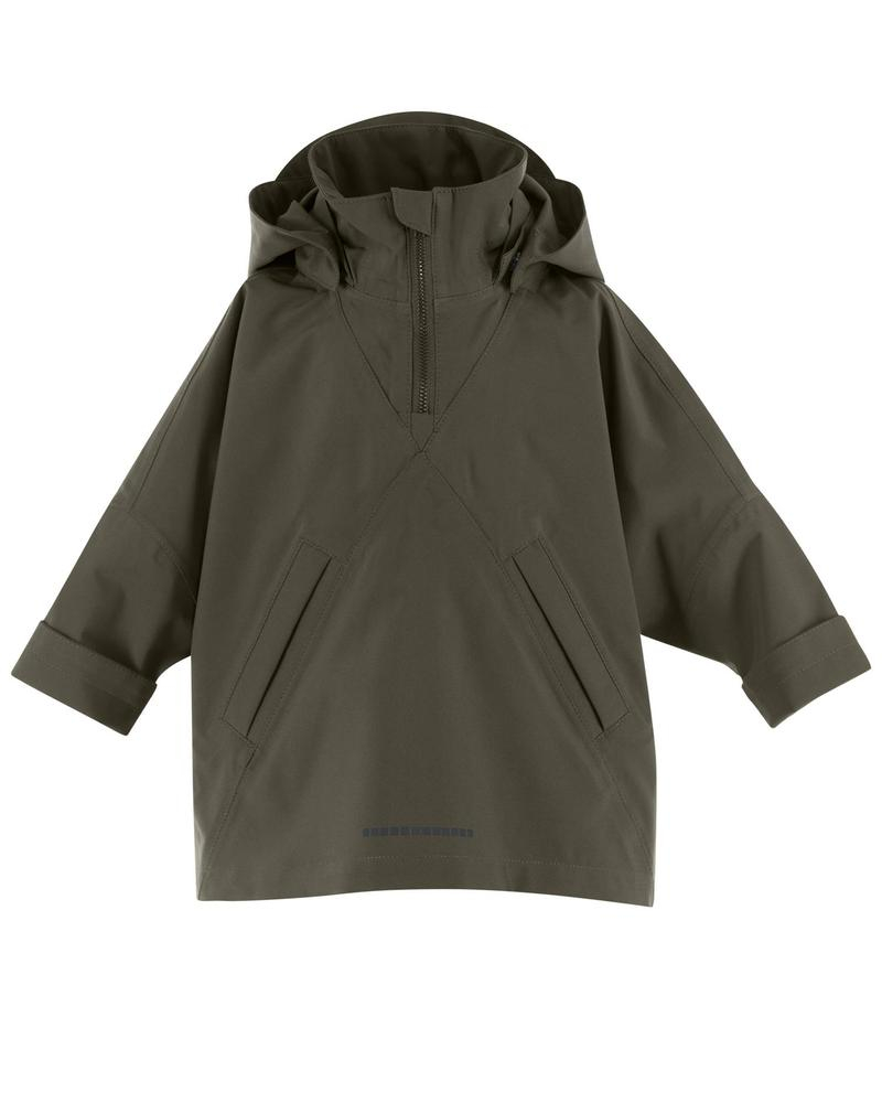 BLÆST Aalesund Mini Poncho Dark Olive