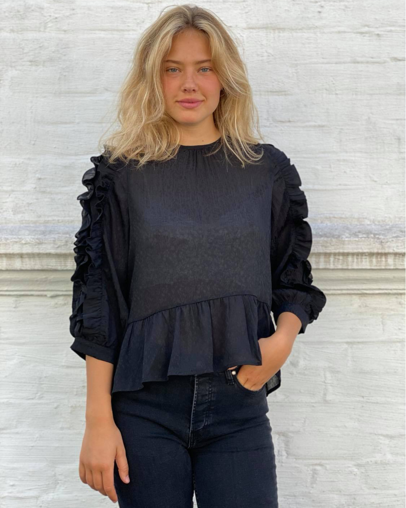Stella Nova Lycie Bluse Sort