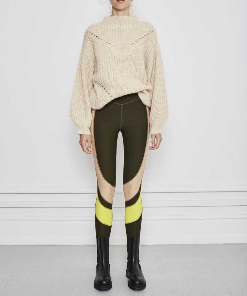 NOTES du Nord Regina Tights Olivengrønn