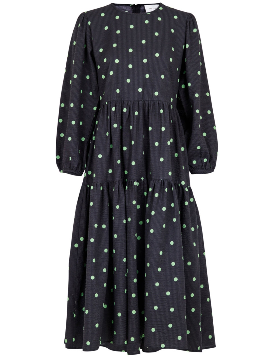 Neo Noir Nuega Mega Dot Green Kjole Grønn