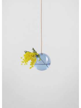 Studio About Hanging Flower Bubble Vase Blå Small