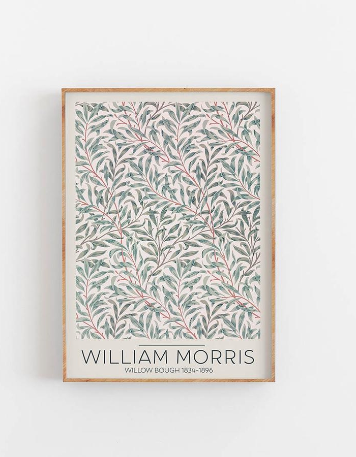 Empty Wall William Morris Willow Bough 1834 50x70