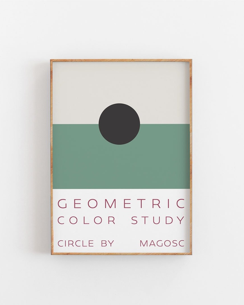 Empty Wall MAGOSC Geometric Color Study 50x70