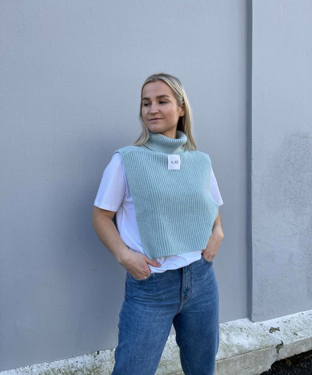 ILAG Neckwarmer Blå Bomull