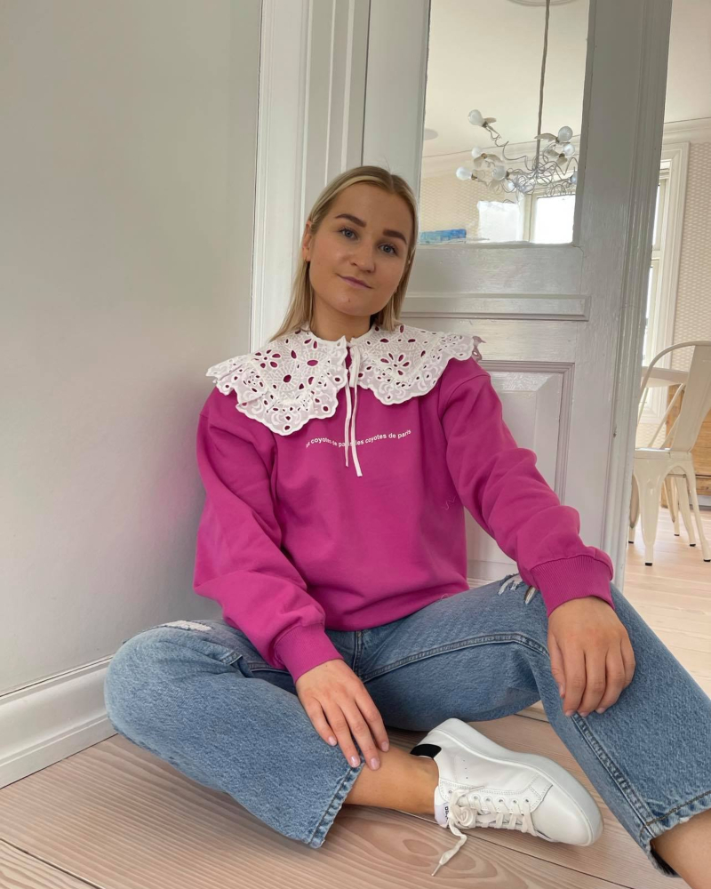 Stella Nova Rika Krage Hvit