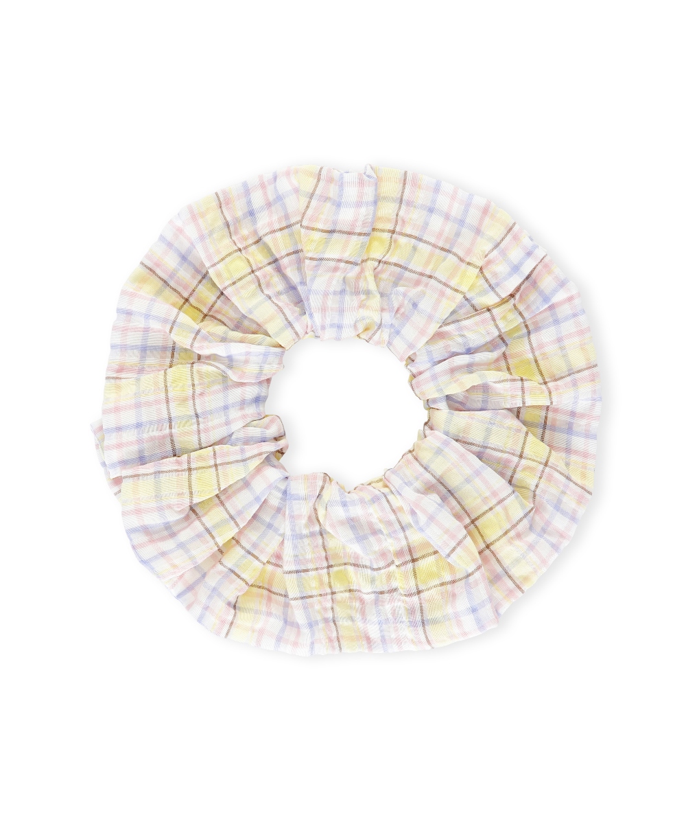 GANNI Seersucker Scrunchie Multi