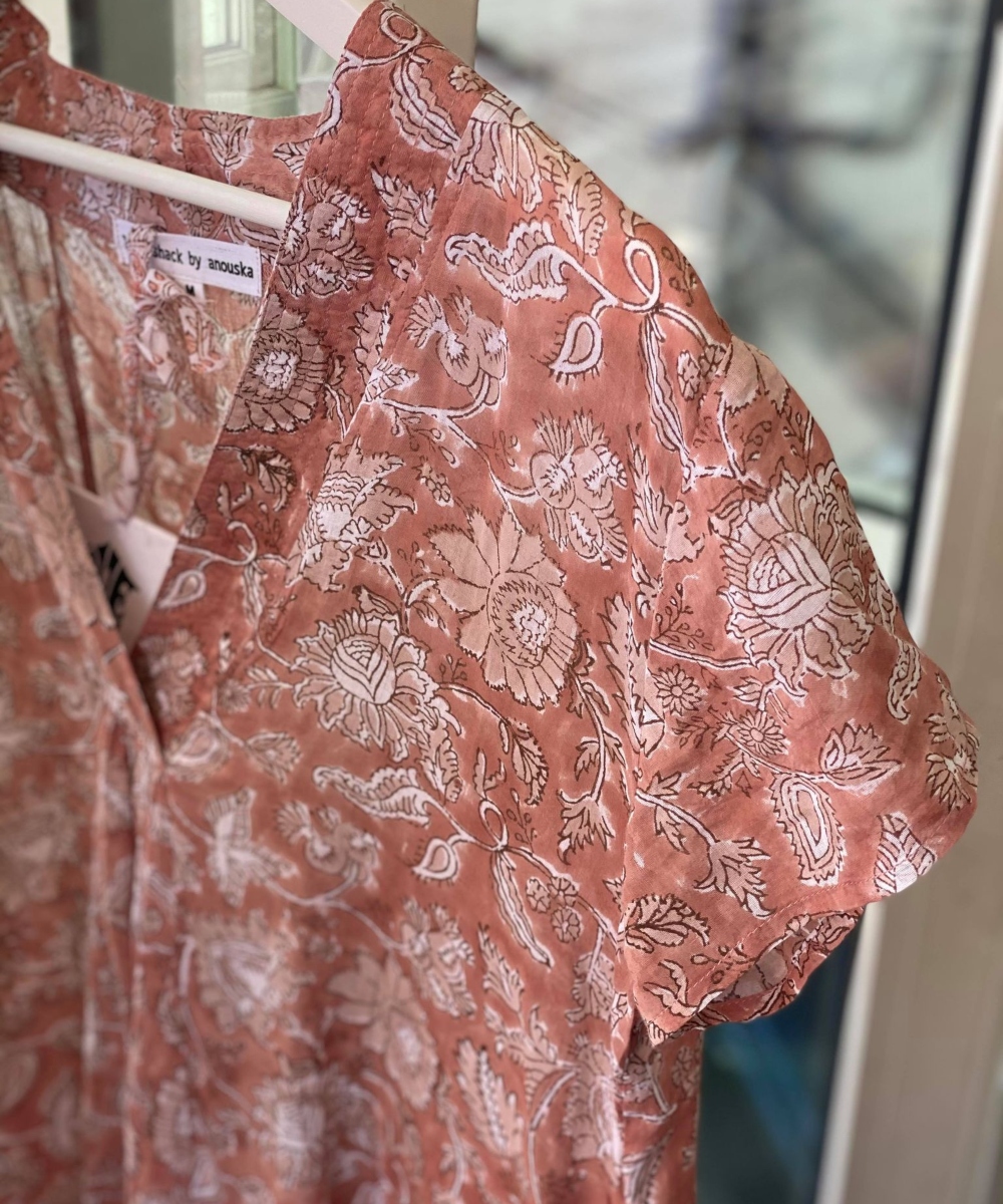 Love Shack Vintage Rose Lang Kjole Terracotta - Bilde 2