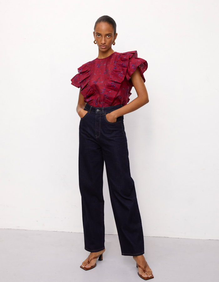 Les Coyotes De Paris Tina Bluse Rød